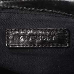 Pre Owned Givenchy Black Leather Medium Nightingale Satchel