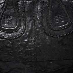 Pre Owned Givenchy Black Leather Medium Nightingale Satchel