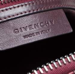 مملوكة مسبقًا Givenchy Burgundy Python Mini Antigona Satchel