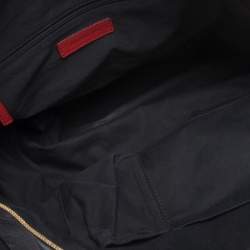 Pre Owned حقيبة ساتشل جيفنشي نايتينغل جلد حمراء/ سوداء