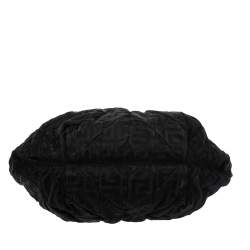 Pre Owned حقيبة جيفنشي كانفاس وجلد مونوغرامية سوداء