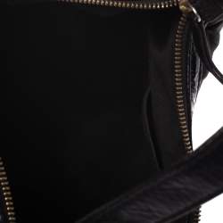 Pre Owned حقيبة جيفنشي كانفاس وجلد مونوغرامية سوداء