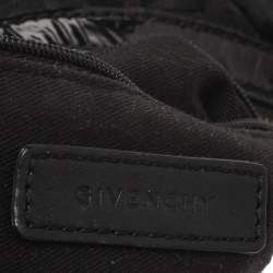 Pre Owned حقيبة جيفنشي كانفاس وجلد مونوغرامية سوداء