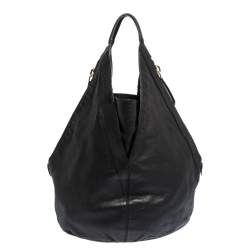 Pre Owned حقيبة جيفنشي تيهان جلد سوداء