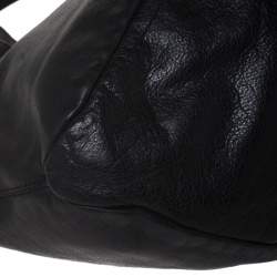 Pre Owned حقيبة جيفنشي تيهان جلد سوداء