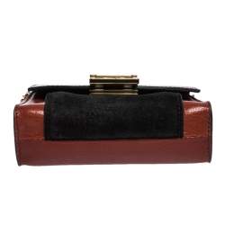 Givenchy Brown/Black Leather and Suede GV3 Belt Bag