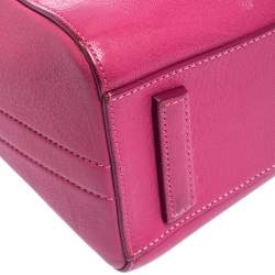 Pre Owned Givenchy Pink Leather Mini Antigona Satchel
