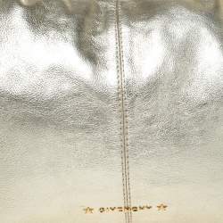 Pre Owned Givenchy Gold Leather Satchel