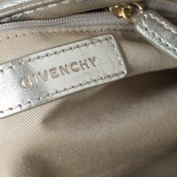 Pre Owned Givenchy Gold Leather Satchel