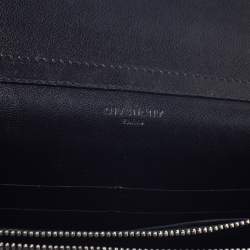 Pre Owned Givenchy Black Leather Pandora Wallet on Chain