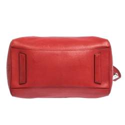 Pre Owned Givenchy Red Leather Medium Antigona Satchel