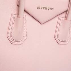 Pre Owned حقيبة جيفنشي أنتيغونا متوسطة جلد بنية فاتحة