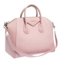 Pre Owned حقيبة جيفنشي أنتيغونا متوسطة جلد بنية فاتحة