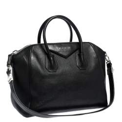 Pre Owned حقيبة جيفنشي أنتيغونا متوسطة جلد بنية فاتحة