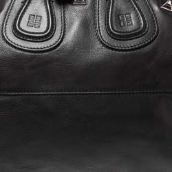 Pre Owned Givenchy Black Leather Nightingale Studded Satchel