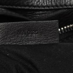 Pre Owned Givenchy Black Leather Nightingale Studded Satchel