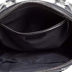 Pre Owned Givenchy Black Croc Embossed Leather Medium Antigona Satchel