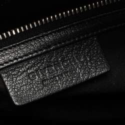 Givenchy Black Leather Medium Chain Lucrezia Duffel Bag