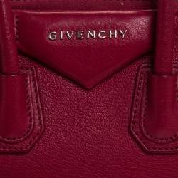 مملوكة مسبقًا Givenchy Fuchsia Leather Mini Antigona Satchel