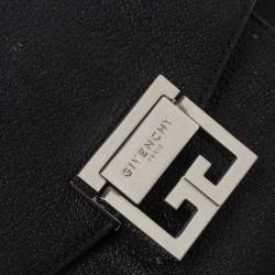 Givenchy Black Leather GV3 Shoulder Bag