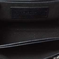 Pre Owned Givenchy Black Leather GV3 Shoulder Bag