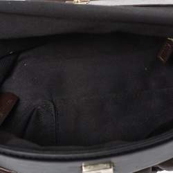 مملوكة مسبقًا حقيبة كلتش جيفنشي جلد بني/أسود بحمالة معصم