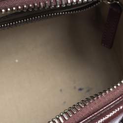 Pre Owned Givenchy Burgundy Patent Leather Mini Antigona Satchel
