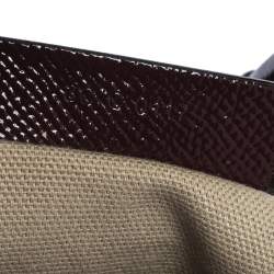 Pre Owned Givenchy Burgundy Patent Leather Mini Antigona Satchel