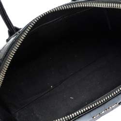 Pre Owned Givenchy Black Croc Embossed Leather Medium Antigona Satchel