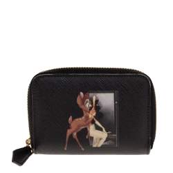 Givenchy Wallet Star Embossed Leather Black in Calfskin Leather - US
