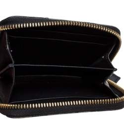 مملوكة مسبقًا Givenchy Black Leather Mini Bambi Zip Around Wallet