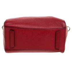 Pre Owned Givenchy Red Leather Mini Antigona Satchel