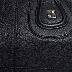 Pre Owned حقيبة جيفنشي نايتنغيل نايلون وجلد سوداء متوسطة