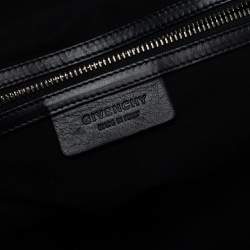 Pre Owned حقيبة جيفنشي نايتنغيل نايلون وجلد سوداء متوسطة