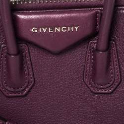 Pre Owned حقيبة جيفنشي ميني أنتيغونا جلد أسود