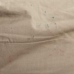 Pre Owned حقيبة جيفنشي جلد أوف وايت جيوب متعددة بسحابات