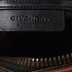 Givenchy Tri Color Textured Leather and Rubber Small Antigona Satchel