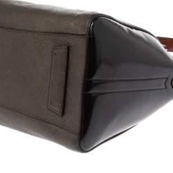 Givenchy Tri Color Textured Leather and Rubber Small Antigona Satchel