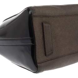 Givenchy Tri Color Textured Leather and Rubber Small Antigona Satchel