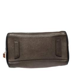 Givenchy Tri Color Textured Leather and Rubber Small Antigona Satchel