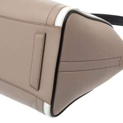 مملوكة مسبقًا حقيبة جيفنشي أنتيغونا متوسطة جلد بنية فاتحة