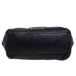 Pre Owned Givenchy Black Signature Canvas and Leather Double Zip Tote