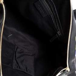 Pre Owned حقيبة جيفنشي نايت أنجل جلد سوداء / بيج