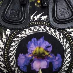 Pre Owned حقيبة جيفنشي نايت أنجل جلد سوداء / بيج