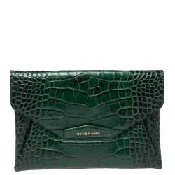 Givenchy Antigona Envelope Clutch Crocodile Embossed (Varied Colors)