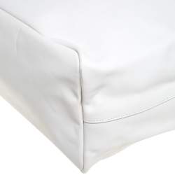 Pre Owned Givenchy White Leather Large Antigona Shopping Tote