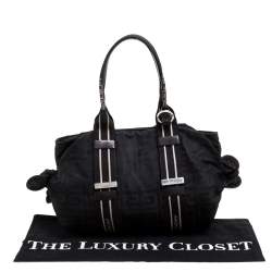 Pre Owned حقيبة جيفنشي باغيت نايلون أسود بفيونكة  