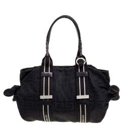 Pre Owned حقيبة جيفنشي باغيت نايلون أسود بفيونكة  
