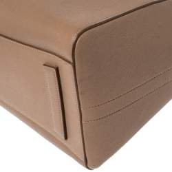 Pre Owned حقيبة جيفنشي أنتيغونا متوسطة جلد بنية فاتحة