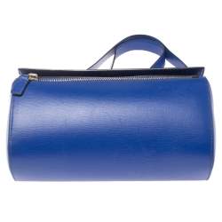 Pre Owned حقيبة جيفنشي باندورا بوكس متوسطة جلد زرقاء